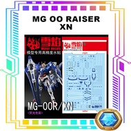 MG OO RAISER 00R XN WATERSLIDE DECAL FLUORESCENT DECAL