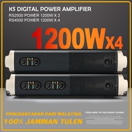 RS2500/RS4500 Amplifier 1200 Watt Amplifier 2/4 channel digital amplifier Promoting Professional Speakers Excellent