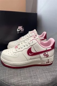 Nike Air Force 1 Low 07 LX 「Valentine's Day」低幫板鞋 女款 白粉紅