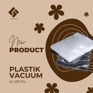 [100 Sheets] Vacuum Embossed Plastic Bags Sealer Storage Bag PLAIN FOOD Vacuum PLASTIC - PLAIN Vacuu