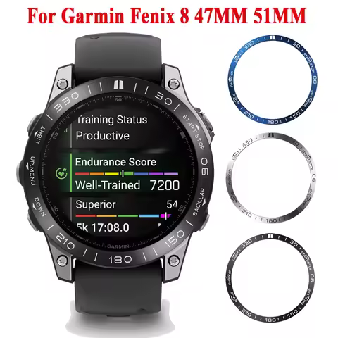 New Metal Cover Ring For Garmin Fenix8 Bezel Metal Case Cover protector Anti Scratch For Garmin Feni