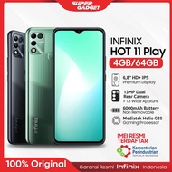 Infinix Hot 11 Play 4/64 GB RAM 4 ROM 64 Handphone Hp Smartphone And