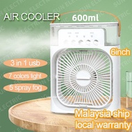 [Viral Product ] 7 Colors Mini Air Conditioner Mini Fan Air Cooler Mini Portable AirCond Mini Pengha