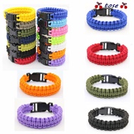 TOSE Paracord Bracelet  plastic buckle Emergency Gear Woven