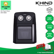 Khind 11.5 L Multi Air Fryer Oven 5 in 1 AFO1800 Air Fry, Air Roast, Toast, Broil And Bake