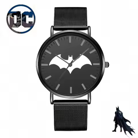 DC Justice League Batman Slim Table Waterproof Men's Nylon Belt Fashion Personality Simple Student Q