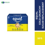 EQUAL GOLD CRUNCHY SUGAR REPLACEMENT 50 STICKS