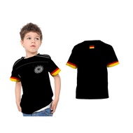 Germany Black Germany Black Fullprint Custom Kids Jersey