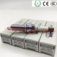 4 cái dilkar7c9h 22401-1kc1c kép Iridium bugi 91215 cho Nissan Juke cho Renault Clio IV phụ tùng ô t