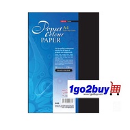 Uni Paper A4 Popset Black Colour Paper 20 Sheets 170Gsm (S66)