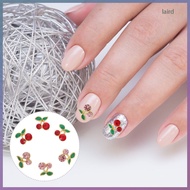 Cherry Charms for Nails Decorations Glitter Fruit Cute Gems Small Manicure Design laird