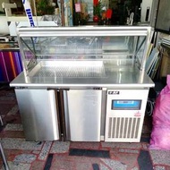 瑞興弧形豆花料冰箱(九成新)
