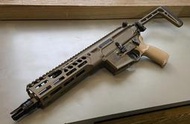 ^^上格生存遊戲^^ APFG MCX SPEAR LT 9吋 SBR GBB瓦斯步槍 刻字版