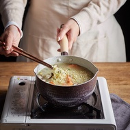 Japanese-Style Yukihira Pan Japanese Instant Noodles Small Milk Boiling Pot Non-Stick Pan Induction Cooker Complementary Food Pot Milk Small Pot Stew-Pan Soup Pot