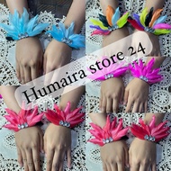 DANCE BRACELET, feather bracelet, 2 pcs, dance bracelet, 2 pcs, dance bracelet