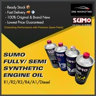 SUMO Fully/ Semi Synthetic Engine Oil (R1-5W40/R2-10W60/R3-10W40/R4-5W30/Diesel-15W50/A1-ATF)(1L)