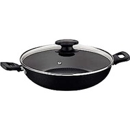Tramontina Wok Pot Nonstick 28Cm 3.30 Lts Loreto, Black