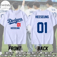 Dodgers Enhypen T Shirt Forn No Gender  Cotton Print Jay Ni-ki Fashion Hot Tops  S-5XL