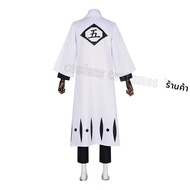 Aizen Sousuke คอสเพลย์ชุดวิกผม Bleach คอสเพลย์พันปีสงครามเลือด Gotei 13 ทีม 5 กัปตัน Robe ชุดกิโมโนป