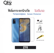 [Ohy] ฟิล์มกระจก ไม่เต็มจอ For ZTE Blade V50 design A34 A51 A51S A72 Temperedglass Not Full