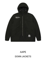 AAPE Down Jacket 黑色防潑水羽絨外套