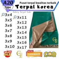 TENDA Korean plastic tarpaulin A20 UV 3x4 3x5 3x6 3x7 3x8 3x9 3x10 3x11 3x12 3x13 3x14 3x15 3x16 3x1