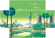 ช่องบันทึกภาพ Dragon Ball Display Box กล่องจัดแสดง Dragon Ball Scene Photography Background Sticker 