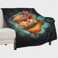 Calcifer Throw Blanket Warm Blanket wednesday