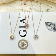Most Believable American GIA Certified 30 Points E-VS2/3EX-NONE Natural Diamond Necklace, Clavicle C