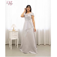 Gaun Pesta 3049 Silver