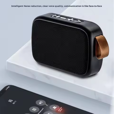 Portable Wireless Bluetooth Mini Speaker Fabric Art Bluetooth Speaker HIFI Support FM TF Card AUX Lo
