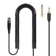 Poyaku Spring Spiral Coiled Cable for Pioneer DJ HDJ-X10 HDJ-X10BT HDJ X10 X10BT Headphones Cables R