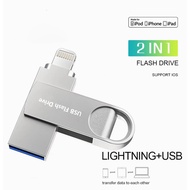 2-in-1 OTG USB Lightning Pendrive Flash Drive 256GB 512GB 1TB Memory Stick for iPhone 14/13/12/11/7/