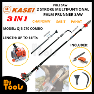 Kasei QJB270 / QJB280 Petrol Garden tools Telescopic Oil Palm Tree Pruner Pole Saw