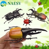NAESV Simulation Beetle Non-Toxic Trick Props Insect Toy Fake Beetle Beetle Figures Joke Toys Beetle