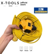 22M 30M Power Cord Coil with High Strength Molded Plug Socket, 30M Long Power Socket 220V Power Supp