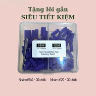 Combo lõi & đầu nhám tím min (Combo) Học làm nail