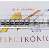(Combo of 10) SMD resistor 2512 R004 - 0.004R 2W error 1%