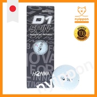 Honma Golf 1 Sleeve (3 Balls) Golf Approved Balls HONMA D1 SPIN White