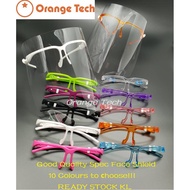 Limited Edition Colourful Spectacle Face Shield, Spec Shield, Face Mask Shield, Clear View