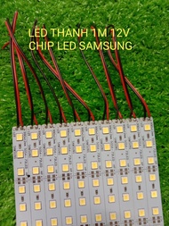 Đèn LED thanh 1m chip led samsung điện 12v dùng trang trí kệtủ trưng bầy