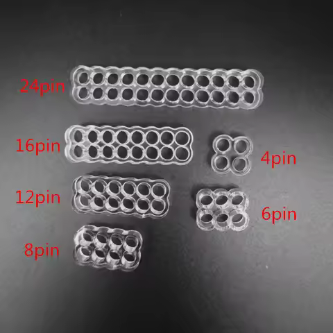 High Quality 24p/16p/14p/12p/8p/6p/4p Round Acrylic Cable Combs for 4MM Single Sleeved CPU/ GPU Exte