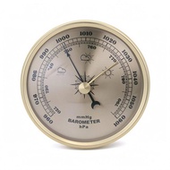 [kwbyle] Round Analog Pressure Gauge Long-Lasting Plastic Metal Gauge Pressure Gauge