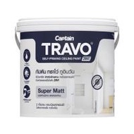 สีน้ำทาฝ้า CAPTAIN TRAVO 2IN1 T7000 สีขาว 1 แกลลอน (1298676)