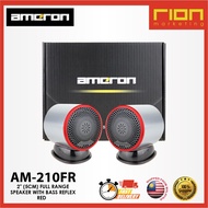 AMERON AM-210FR  2" (5CM) FULL RANGE SPEAKER WITH BASS REFLEX - RED