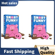 For 4+ Player Group Game 2PCS Hilarious Family Party Game, 150 Challenge Cards with 5 Pig Noses, Lau