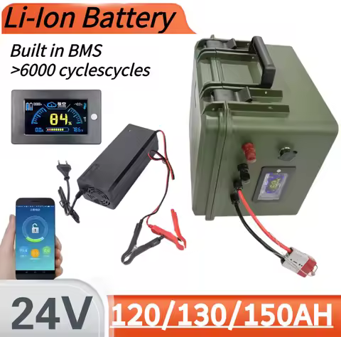 KF- 24V 150Ah waterproof 24V 120AH Lithium ion battery 24V 130Ah li-ion for EV scooter golf cart UPS