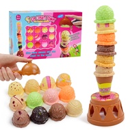 Ice cream toys pretend play ice cream toys for kids Ice Cream Stacking Playing House Toys Hand-Eye C
