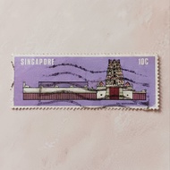 (OG) Singapore 1978 National Stamps 1978DAY - Sri-Mariamman-Temple 10 cent Used