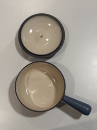 Le Creuset 16cm 鑄鐵單柄鍋 藍色